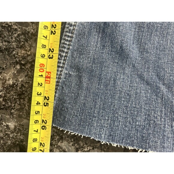 Levi's 524 too superlow Bootcut Dark Wash Women’s Blue Jeans Denim Size 0 Y2K - Picture 6 of 10